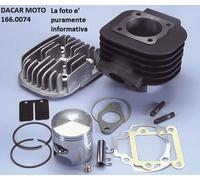 KIT GRUPPO TERMICO CON TESTATA POLINI CILINDRO PISTONE 75cc MBK BOOSTER 50 2T