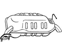 IZAWIT 29.020 Marmitta per MAZDA 6 Hatchback (GG) 6 (GG) 6 Station Wagon (GY)