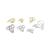 168 pezzi/set gancio a vite con occhiello nel soffitto for appendere gioielli, piante, luci