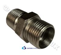 16807 Henny Pressione Friggitrice Raccordo Maschio Esagonale Nipplo/Raccordo