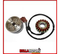 168520 VOLANO ROTORE STATORE COMPLETO PIAGGIO X9 500CC 2001/2003 STATORE 18 POLI