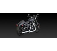 16863 Terminali Slip-On STRAIGHTSHOTS cromati HD XL 883 L ABS 18-20 VANCE&HINES