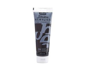 169026 Belle Arti Pebeo Studio Acrilico 1 della metropolitana di Marte Nero 250 ml