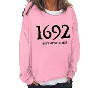 1692 Ti sei perso una felpa di Halloween 1692. Hai perso una camicia a maniche lunghe -Girocollo Manica Lunga Maglione per Teen Girl, Nero , M