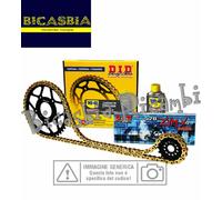 16998 KIT TRASMISSIONE DID S-AC 15-43-112 DID428H C HONDA 125 CD T 200 TWINSTAR