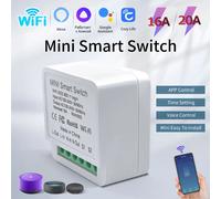 16A/20A WiFi Mini Smart Switch Modulo Controllo a 2 vie Cozy Life APP Controllo remoto per Alexa Google Home Automation Controllo vocale