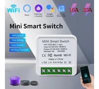 16A/20A WiFi Mini Smart Switch Modulo Controllo a 2 vie Cozy Life APP Controllo remoto per Alexa Google Home Automation Controllo vocale