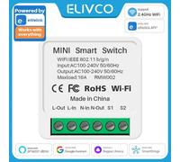 16A EWelink Wifi Switch Mini Smart 2-Way Interruttori fai da te Interruttore automatico Modulo timer Supporto Alexa Google Home Alice SmartThings