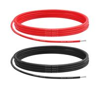 16AWG Cavo Elettrico Silicone, 16 Gauge 1.27 mm² 5m(2.5m Rosso + 2.5m Nero), Flessibile 252 Fili 0,08 mm di Rame Stagnato Filo ad Alta Temperatura per Auto RC/Marine/Droni/Barche/Arduino
