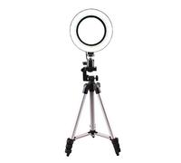 16CM/20CM with Tripod Ring Light USB Power Supply 360° Rotating Fill Light 3 Light Mode Selfie Light (Color : 16CM Fill Light)