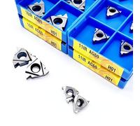 16ER 16IR 11ER 11IR Inserto filettato interno ed esterno Lama CNC in rame e alluminio AG55 AG60 0.5~3.0ISO filettato scanalato(16IR 1.5ISO)