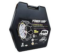 Catene da Neve 16mm Power Grip Omologate Certificate Taglia 265 gomme 245/75r17