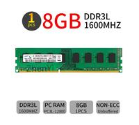 16GB 8GB 4GB DDR3L PC3L-12800U 1600MHz 1.35V DIMM Memoria Intel per Samsung IT