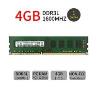 16GB 8GB 4GB DDR3L PC3L-12800U 1600MHz 1.35V DIMM Memoria Intel per Samsung IT