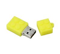 16GB Building Blocks Modello USB Flash Drive Dispositivo di archiviazione USB 3.0 Disco flash USB Memory Stick USB 3.0 Chiavetta USB Disco U U Thumb Drive Memoria flash USB Disco USB - Giallo