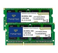 16GB KIT(2x8GB) DDR3L / DDR3 1600 MHz (DDR3L 1600) PC3L 12800 / PC3-12800 Non