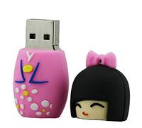 16GB Modello ragazza giapponese Unità flash USB Dispositivo di archiviazione USB 3.0 Disco flash USB Memory Stick USB 3.0 Chiavetta USB Disco U U Thumb Drive Memoria flash USB Disco USB - Rosa