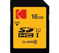 16GB Scheda SD Kodak SDHC Classe 10 Gold+ UHS-I U1 Ka.Blist [EKMSD16GHC10K] - NU