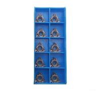 16IR AG60 1125 - Inserto in carburo CNC per filettatura tornio, set da 10 pezzi, compatibile con portautensili da 3/8", adatto per la finitura