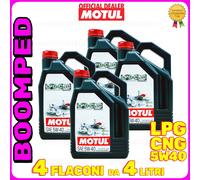 16L MOTUL LPG-CNG 5W40 OLIO MOTORE SINTETICO AUTO GPL ACEA C3 API SN PLUS 04MO76