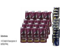 16L Olio Motore MANNOL Racing+Ester 10W-60 4xLeak-Stop+Motor Doctor+Motor Flush