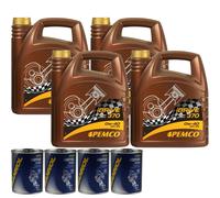16L PEMCO IDRIVE 370 0W-40 Olio Motore API SN ACEA A3/B4 Inclusa Pulizia Motore