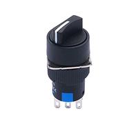 16mm 2 NO 2 NC Latching mantenuto Tre selettori rotativi a 3 posizioni Selettore 250V 5A LA16-20X31 Componenti elettronici