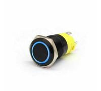 16mm LED Pulsante clacson Interruttore momentaneo metallo per auto barca 12V/24V