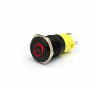 16mm LED Pulsante Clacson Interruttore Momentaneo per Auto Barca Stufa Macchina