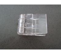 16mm x 39mm, Confezione da 2 x Piccolo Miniature Micro cerniera in plastica