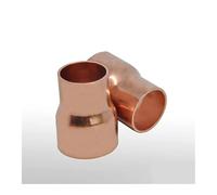 16mmX6.35mm Inner Diameter Copper End Feed Straight Reducing Coupling Plumbing Fitting Scoket Weld Water Gas Oil