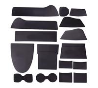 16pc Black Car Gate Door Slot Cup Mat Pad Fit for BYD Atto 3 Yuan Plus 2022-2023