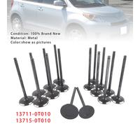 16PCS Exhaust Intake Valve Kit Per Scion Toyota L4 1.8L DOHC 2ZR-FE 2008-2015