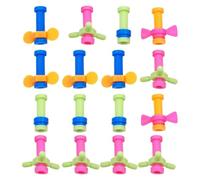 16PCS Fidget Pencil Toppers for Kids & Adults - Spinner Sensory Toy for Pen & Pencil - & Focus Tool for School, Office & Home - Colorful ADHD & Friendly Stationery (Random Colour