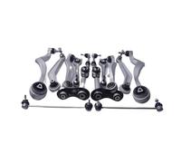 16PCS Front Rear Suspension Ball Joint Wishbone Control Arm Kit Compatible For BMW 5 Series E60 E61 33322347990 33322347991 31106770685