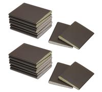 16Pcs Guarnizioni Porta 2"x1.7" Marrone per Auto