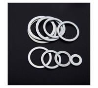 16pcs M35 Rondelle piatte ultrasottili Guarnizioni Rondella in alluminio 37mm-41mm Diametro esterno 0.1/0.2/0.3/0.5/0.8/1/1.2/1.5/2mm Spessore(M35x40mmx1.5mm)