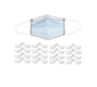 16pcs Nose Bridge Silicone Strip Anti Fog Mask Holder Clip Inner Support Frame Pad