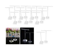 16pcs Orecchini Display Scaffale Acrilico Vetrina Gioielli Forma a T