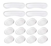 16pcs/Pack-Soft Ammortizzante Gel Luna Chiaro Ovale E Tamburo Silenziatore Set Alba