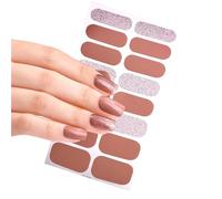 16pcs Semi-Durezza Nail Sticker Stile Francese Semi Strisce Polacche Per Le Donne Modi Veloce E Comodi Per Creare Unghie Alla Moda