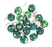 16pcs St. Patrick's Day Pallone Pendenti Pendenti Pattern Round Ball Hanging