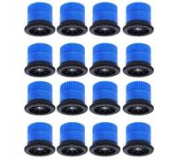 16PCS Variable Arc Nozzles, 360° Adjustable Pop-Up Sprinkler Heads Compatible with RainBird, for Improved Lawn Irrigation, High-Efficiency Garden Lawn Irrigation Set (15AN Blue)