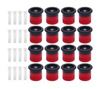 16PCS Variable Arc Nozzles, 360° Adjustable Pop Up Sprinkler Heads for Replacement, Irrigation Components Compatible with Standard System in Garden Lawn Terrace (8A (1.8-2.4m))