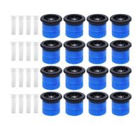 16PCS Variable Arc Nozzles, 360° Adjustable Pop Up Sprinkler Heads for Replacement, Irrigation Components Compatible with Standard System in Garden Lawn Terrace (15A (3.4-4.6m))