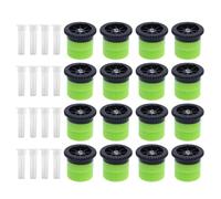 16PCS Variable Arc Nozzles, 360° Adjustable Pop Up Sprinkler Heads for Replacement, Irrigation Components Compatible with Standard System in Garden Lawn Terrace (10A (2.1-3.1m))