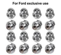 16Pezzi Dadi Ruota In Acciaio M12x1,5 Per Ford Focus F150 Montaggio Manuale