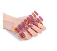 16pocchi/fogli Strisce Per Smalto Donne Adesivi A Colori Caldi Auto-impacchi Completi Un Kit Adesivo Gel Gel Unghie NO