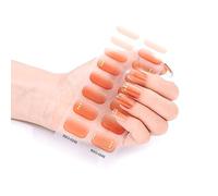 16pocchi/fogli Strisce Per Smalto Donne Adesivi A Colori Caldi Auto-impacchi Completi Un Kit Adesivo Gel Gel Unghie NO