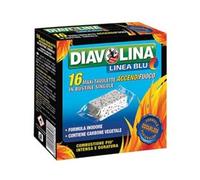 16PZ DIAVOLINA ACCENDIFUOCO LIGNITE - conf. 16 tavolette maxi Nextradeitalia